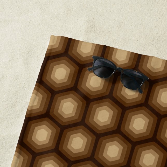 Serviette De Plage Texture du dessin animé animal (En situation)