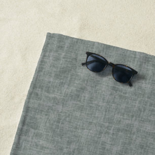 Serviette De Plage Texture grise et blanche.