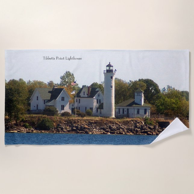 Serviette de plage Tibbetts Point Lighthouse (Devant)