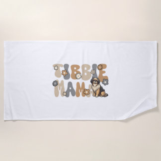 Serviette De Plage Tibétain espagnol Super Tibbie Mama