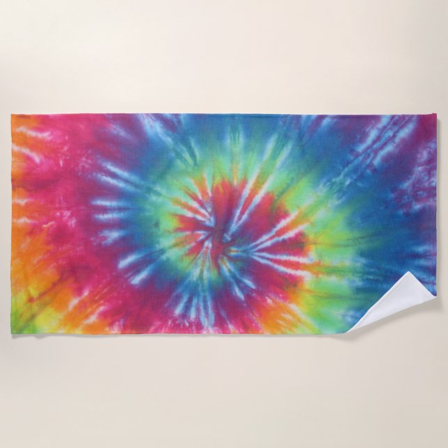 Serviette De Plage Tie Tee Dye (Devant)