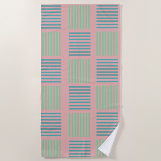 Serviette De Plage Tissé (Devant)