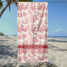 Toile de Jouy Scénique Pastorale de Campagne Franç