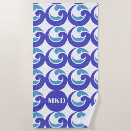 Serviette De Plage Toit de plage Monogram