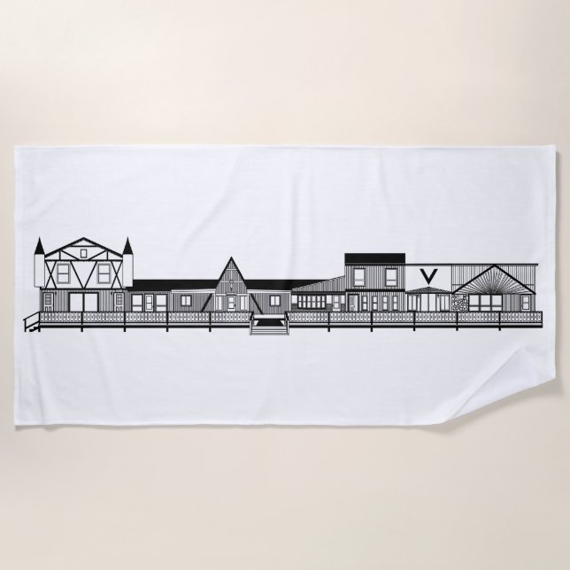 Serviette De Plage Tour de promenade VOFS (Devant)