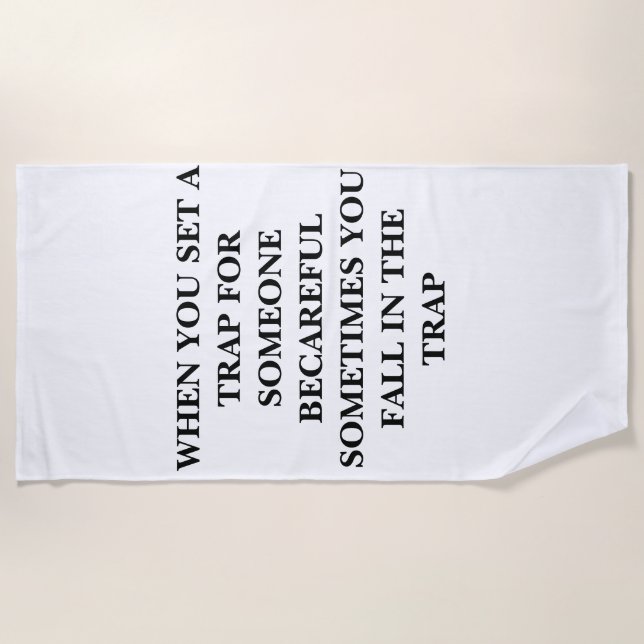 Serviette De Plage TRAP Beach Towel (Devant)