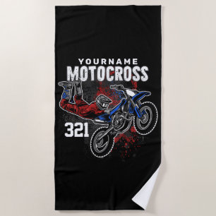 Serviette De Plage Trick FMX pour course libre personnalisée