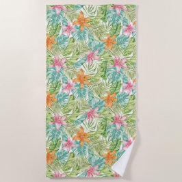 Serviette De Plage Tropical Summer Print Beach Towel