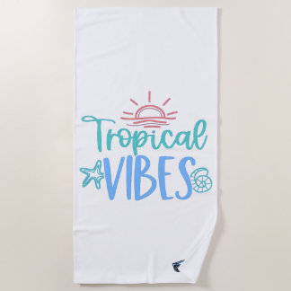 Serviette De Plage Tropical Vibes Beach Towel