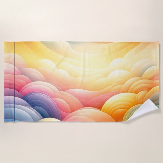 Serviette De Plage Trouver la paix dans les bouffons de rêve (Devant)