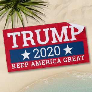 Serviette De Plage Trump PEUT CHANGER D'ANNÉE À Garder l'Amérique gra