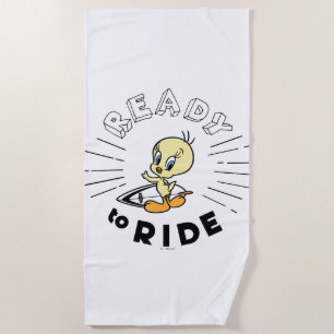 Serviette De Plage TWEETY™ Surfboard - Prêt à rouler