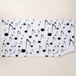 Serviette De Plage Un bon nombre de notes musicales