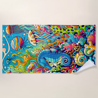 Serviette De Plage Underwater Wonderland