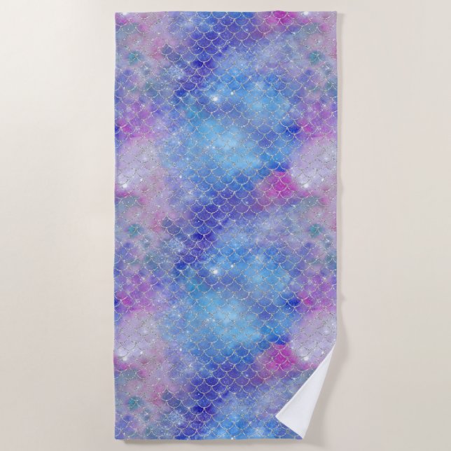 Serviette De Plage Une série de galaxies de sirènes 5 (Devant)