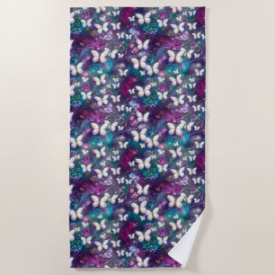 Serviette De Plage Une série de papillons mystiques Design 5