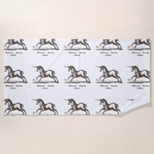 Serviette De Plage Unicorn Classic Running Magic Woodland Créature
