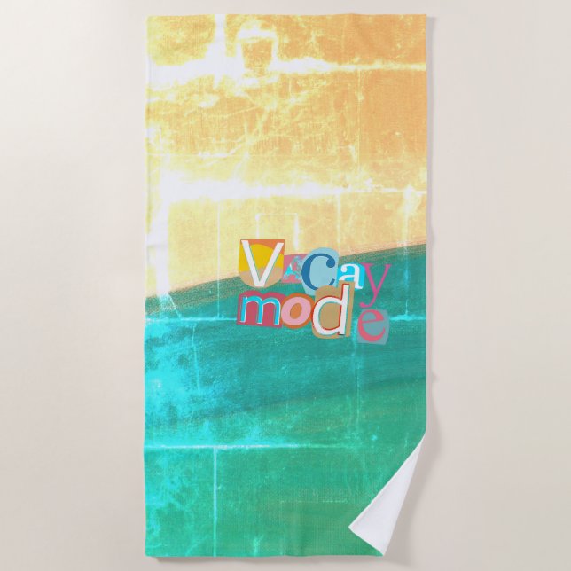 Serviette De Plage Vacances d'été (Devant)
