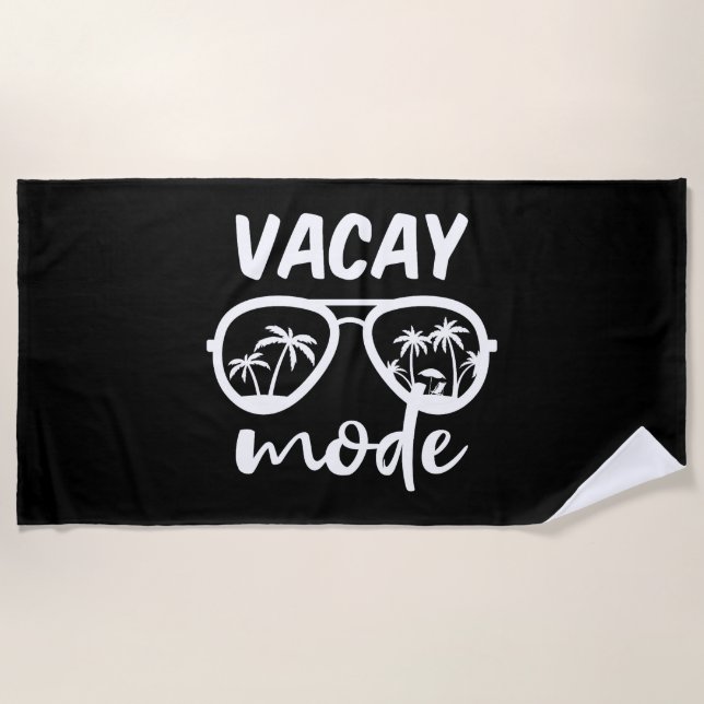 Serviette De Plage Vacay Mode II - Vacances en famille (Devant)