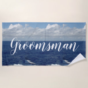 Serviette de plage Vagues de l'océan pour garçon d