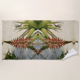 Serviette De Plage Veste unisexe imprimée de partout avec Aloe Vera p