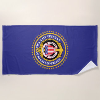 Serviette De Plage Vétéran de la Marine
