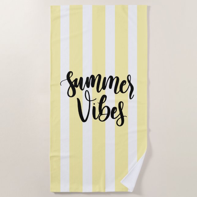 Serviette De Plage Vibes d'été (Devant)
