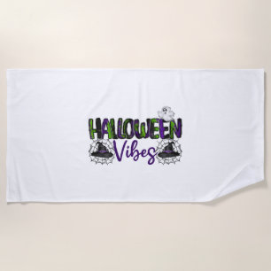 Serviette De Plage Vibes d'Halloween