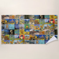Vincent van Gogh - chefs-d'oeuvre Mosaic Patchwork