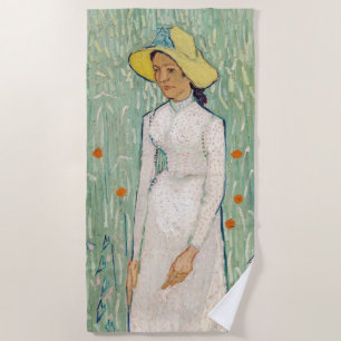 Serviette De Plage Vincent van Gogh - Fille en blanc