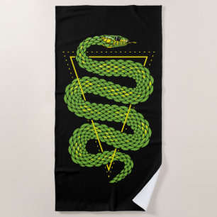Serviette De Plage Viper serpent 2