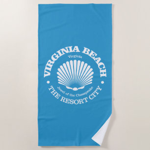 Serviette De Plage Virginia Beach (coquillage)
