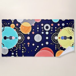 Serviette De Plage Vision Joyeuse de bulle Universe