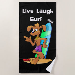 Serviette De Plage Vive Rire Surf