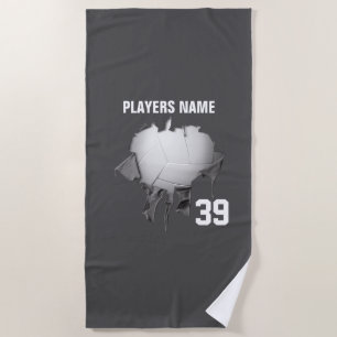 Serviette De Plage Volley-ball tordu