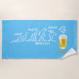 Serviette De Plage Volution de la bière