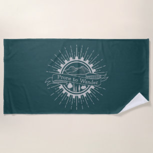 Serviette De Plage Voyageur enclin à errer