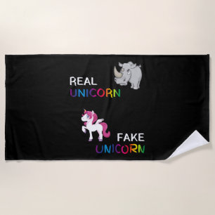 Serviette De Plage Vrai licorne