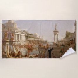 Serviette De Plage Vue sur l'Empire romain (Consommation de l'Empire)