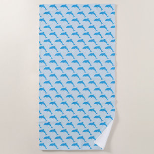 Serviette De Plage Water Baby - Water Dolphin Beach Blanket