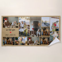 We Love You Custom Family Photo Collage 