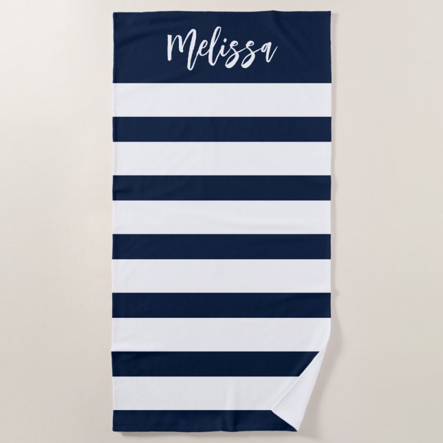 Serviette De Plage Week-end de célibataire en mer personnalisé (Devant)