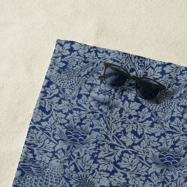 Serviette De Plage William Morris Motif Vintage Bird et Anemone
