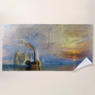 Serviette De Plage William Turner - Le Temeraire de combat