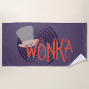 Serviette De Plage Wonka Spiral Logo