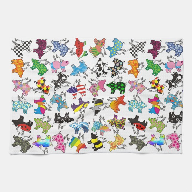 Serviette de plat de porc de vol (Horizontal)