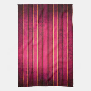Serviette de plat moderne de cuisine de rayure