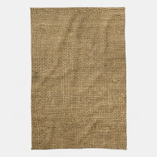 Serviette de plat rustique de cuisine d'impression