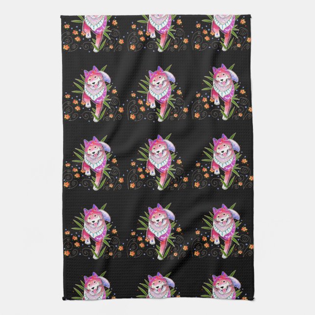 Serviette de premiers rangs de BINDI SHIBA (Vertical)