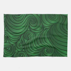 Serviette de remous de vert vert